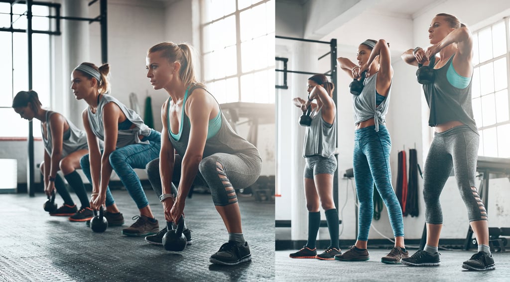 How to Do a Kettlebell Deadlift Upright Row POPSUGAR Fitness UK