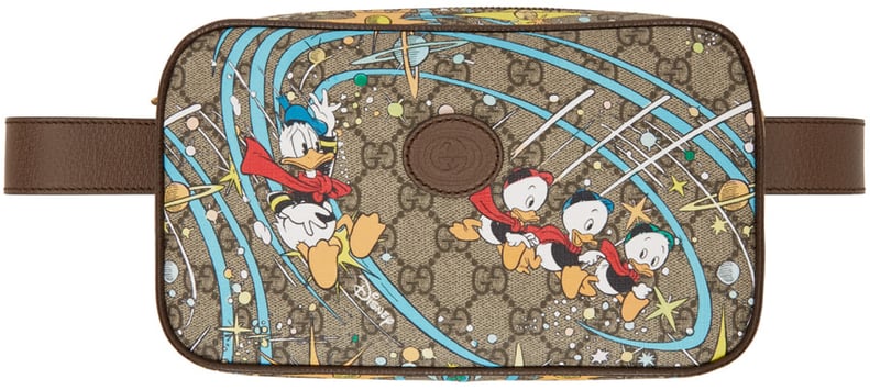 Gucci Beige & Brown Disney Edition GG Donald Duck Waist Pouch