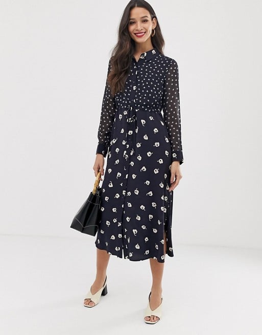 French Connection Midi Shirt Dress