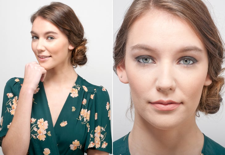 Smoky cat eye for evening (before and after)