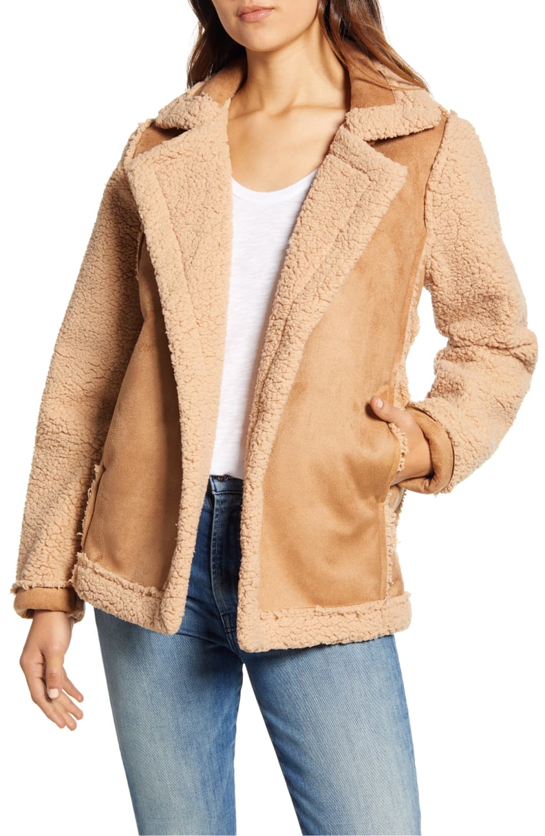 Caslon Faux Shearling Jacket