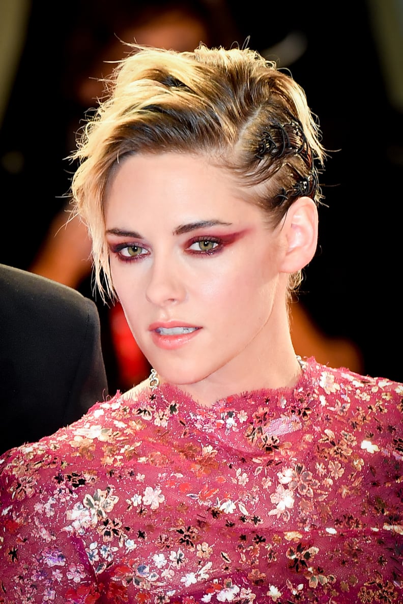 Kristen Stewart's Laced-Up Updo