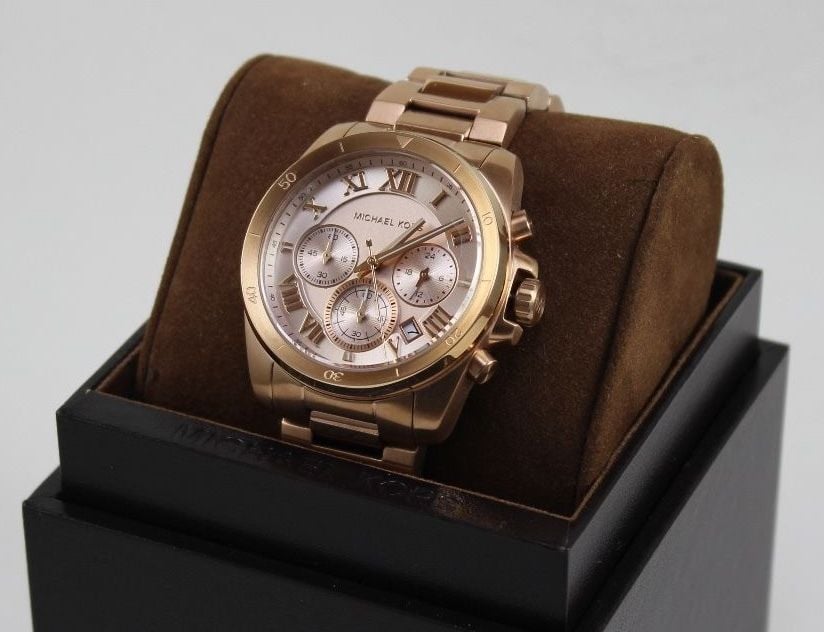 rose-gold chronograph style