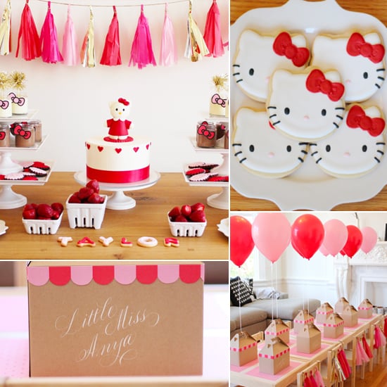 A Modern Hello Kitty Birthday Party