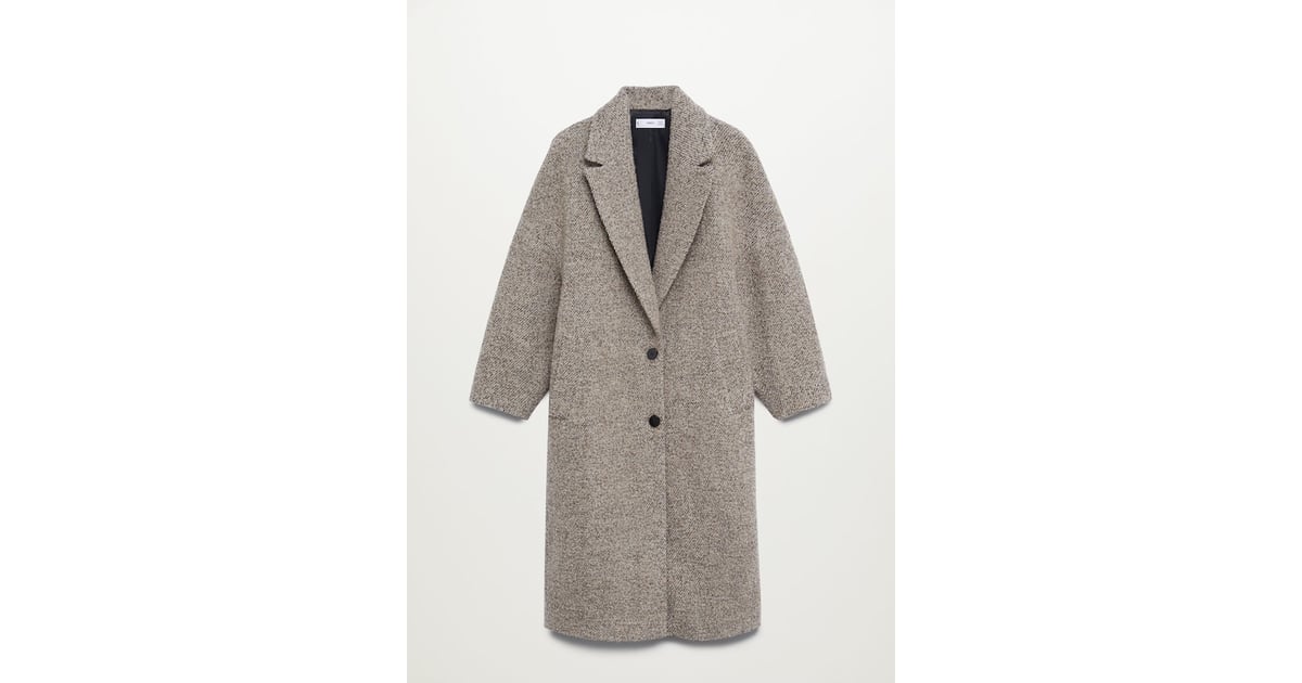 mango oversize wool coat review