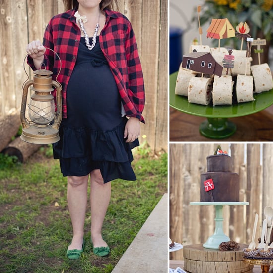 Rustic, Camping-Themed Baby Shower