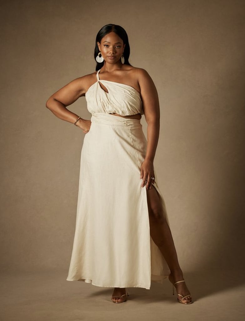 Best Sleeveless Cutout Dress: Bridal by ELOQUII Cutout Maxi Dress