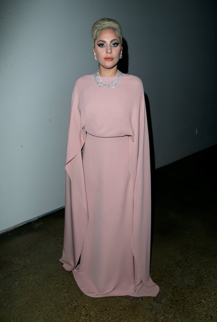 Lady Gaga in Pastel Pink Valentino Gown