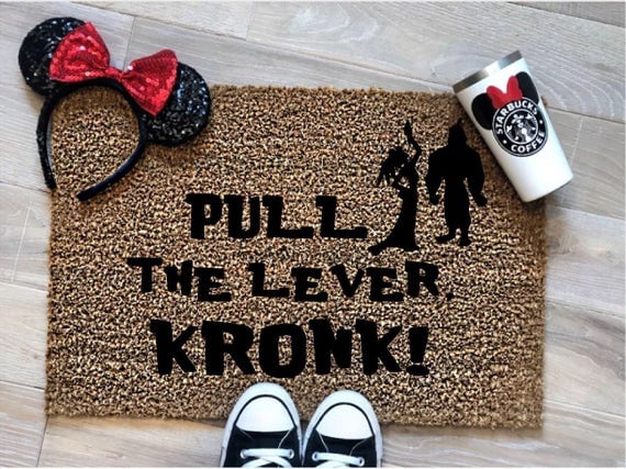 "Pull the Lever, Kronk" Disney Doormat