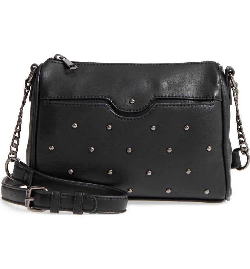 BP Studded Faux Leather Crossbody Bag