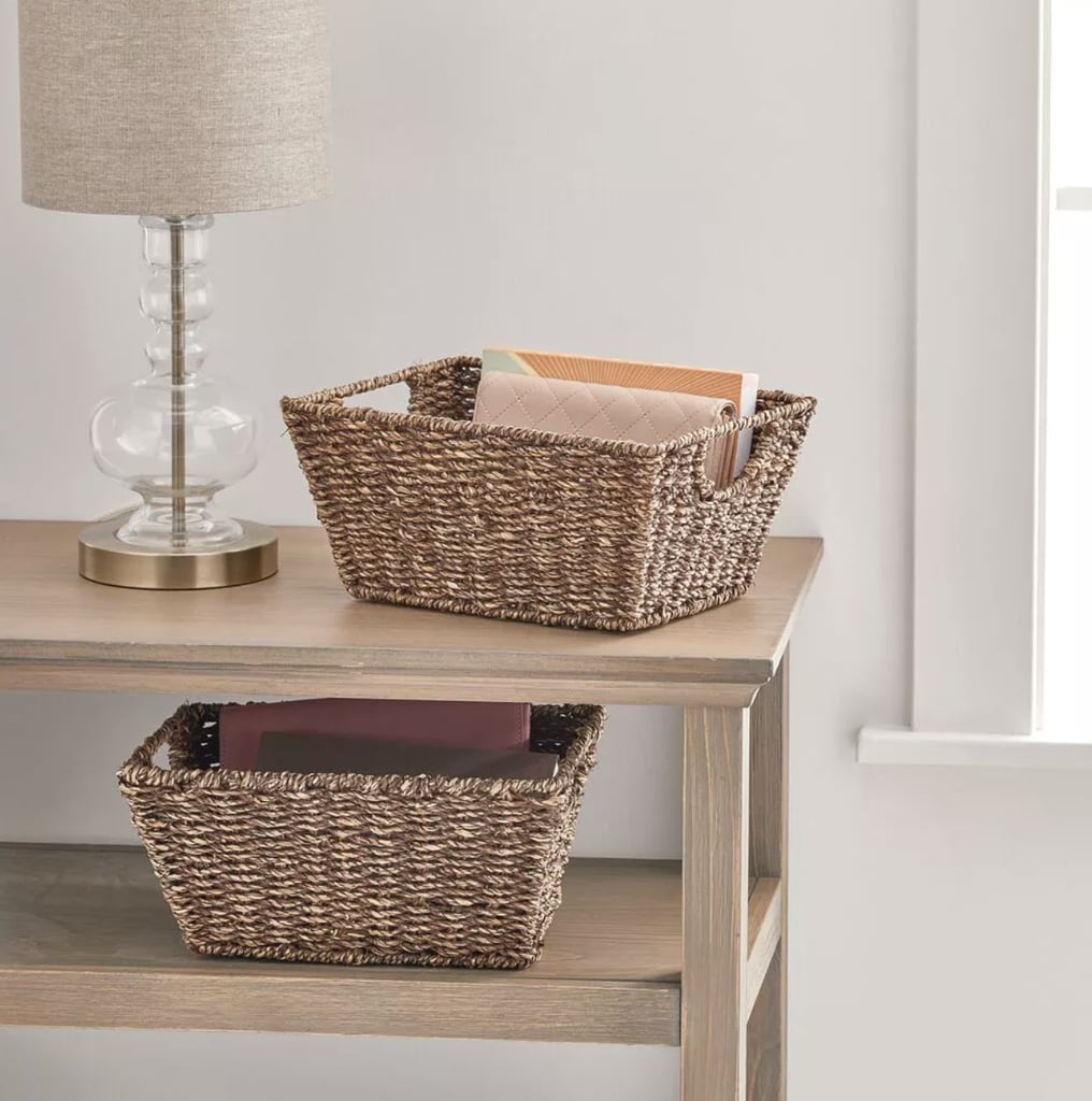 Wicker Baskets: mDesign Woven Nesting Home Storage Basket Bins