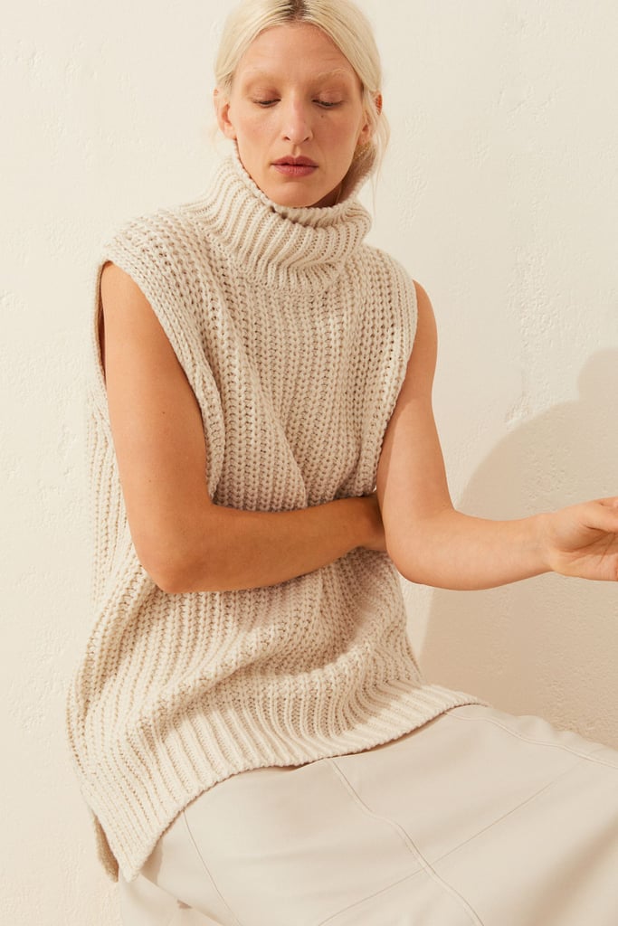 Sleeveless Turtleneck Sweater Best Sweater Vests POPSUGAR Fashion