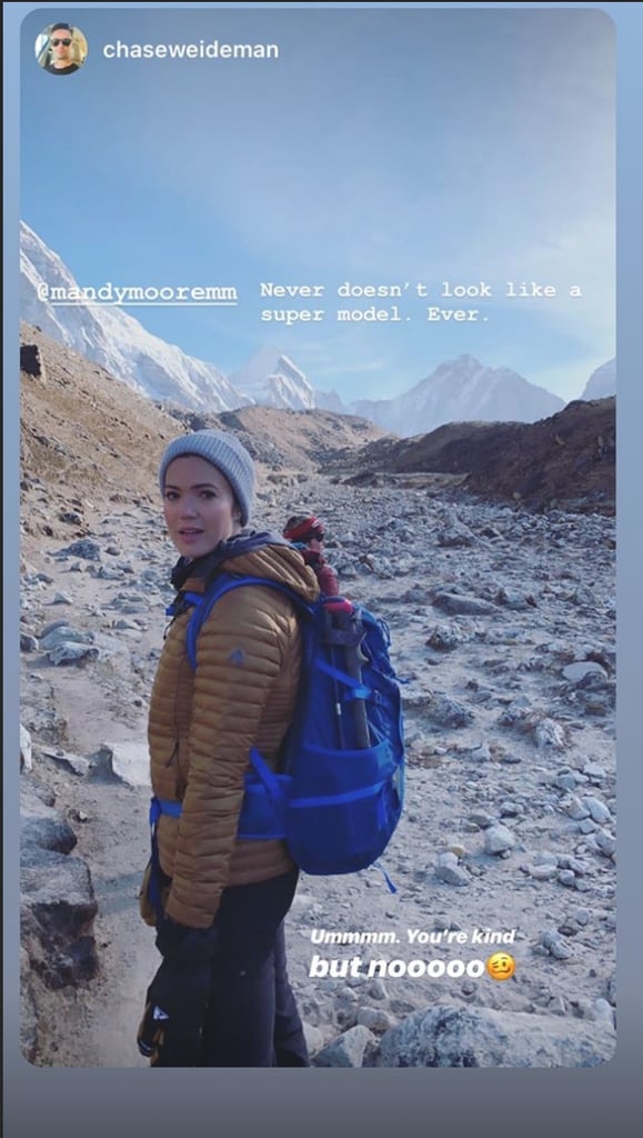Mandy Moore S Everest Base Camp Hike Popsugar Fitness
