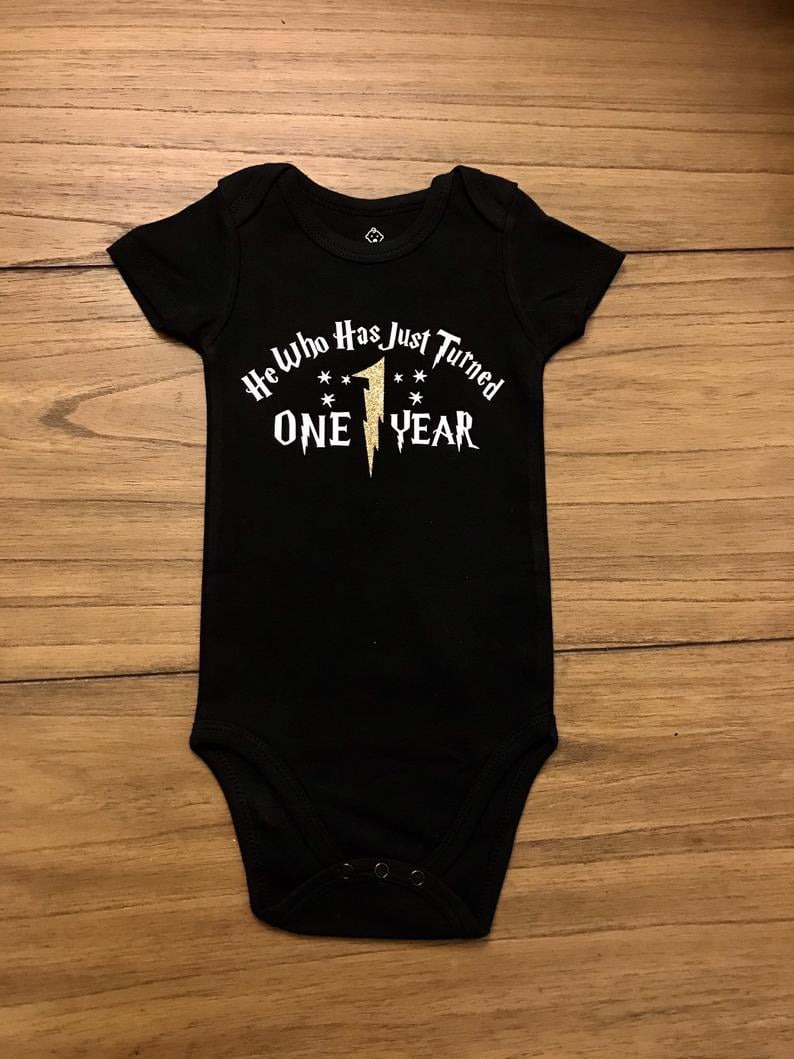 Omgaan met Disco kunstmest Harry Potter First Birthday Onesie | Harry Potter Baby Clothes That Will  Release Your Muggle-Born's Inner Wizard | POPSUGAR Family Photo 15