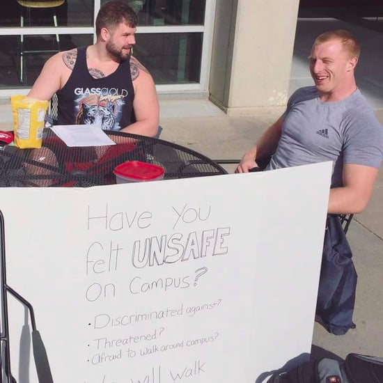 Men Offer to Walk With People on Campus