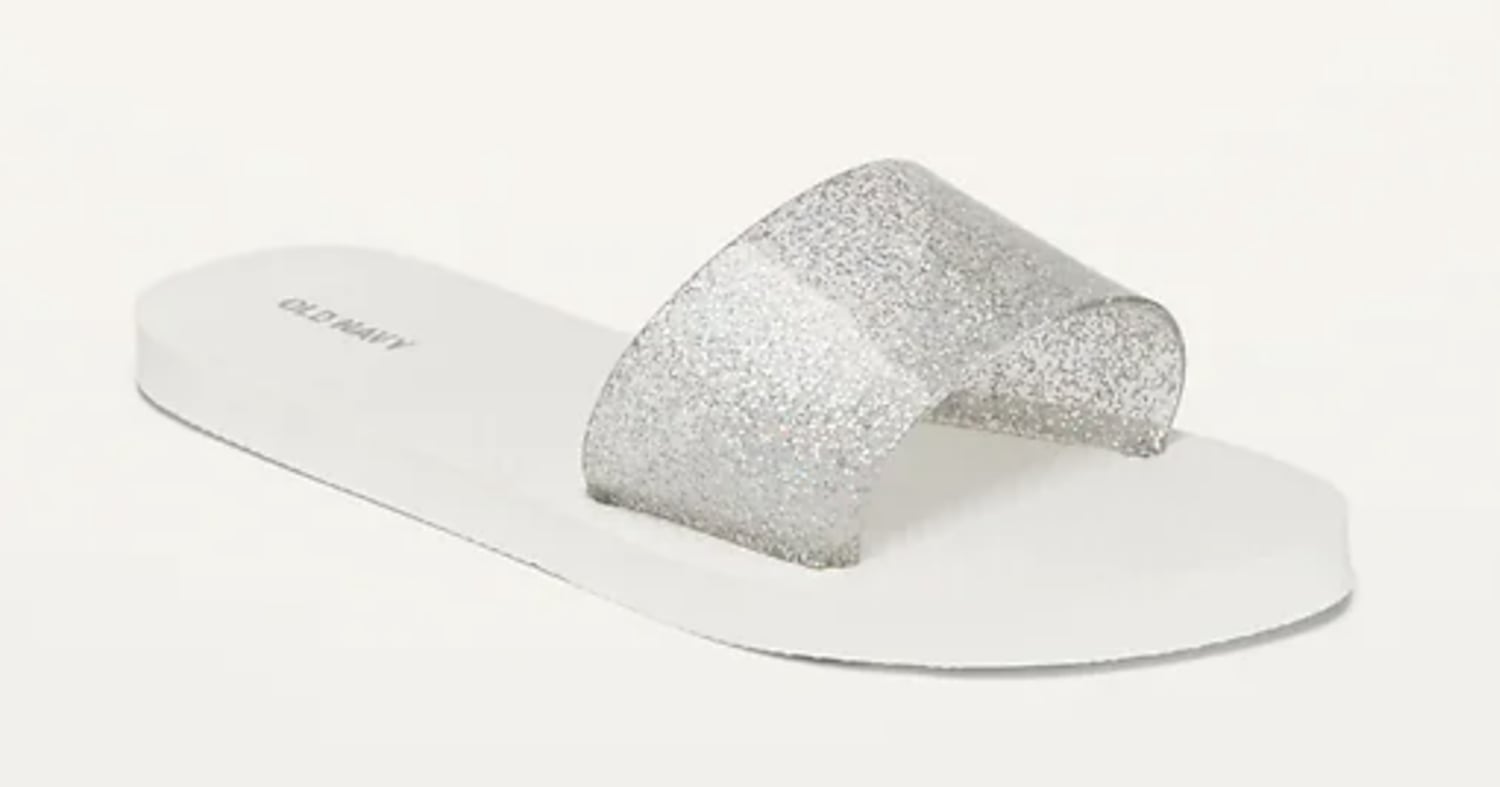 Glitter slippers old navy top