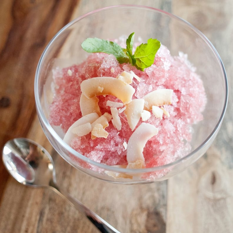 Cranberry Coconut Granita