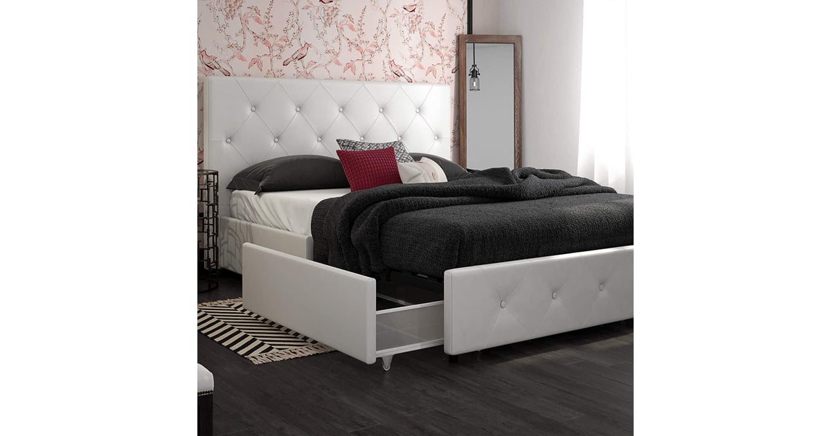 Dhp Dakota Upholstered Platform Bed With Storage Drawers Best Space