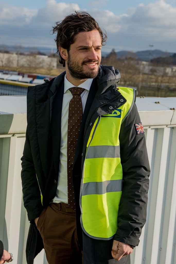 The prince visited an Ikea warehouse in France in January 2015.