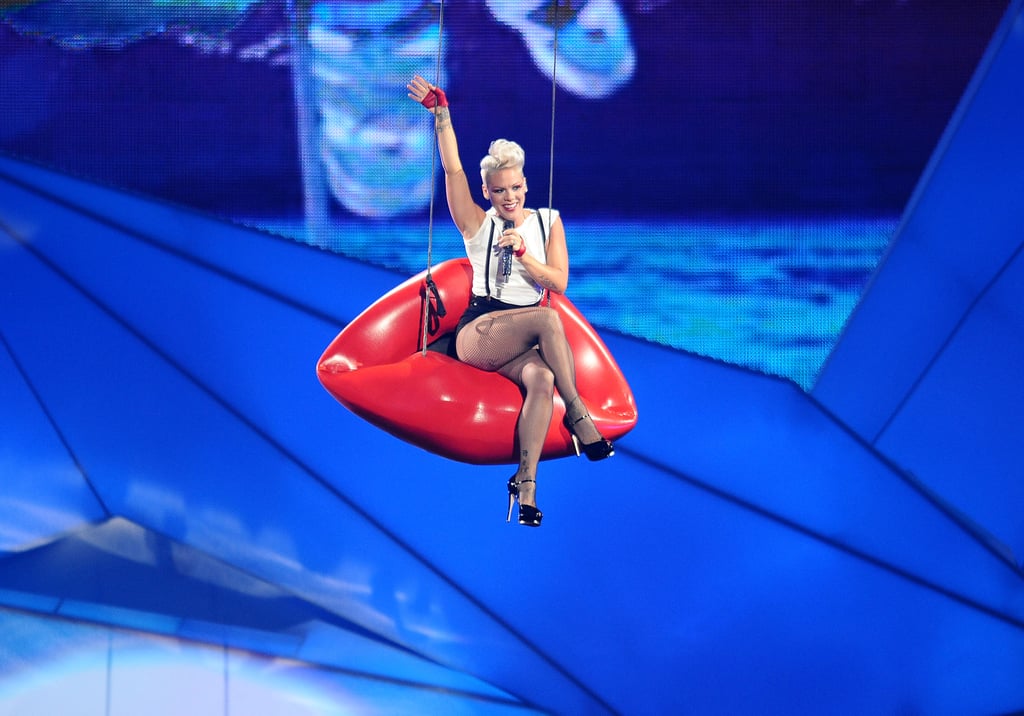 Pink's Best MTV VMAs Moments POPSUGAR Celebrity