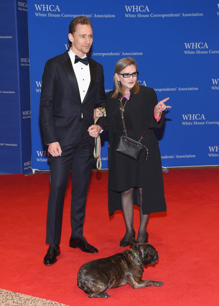 Carrie Fisher at the White House Correspondents' Dinner 2016