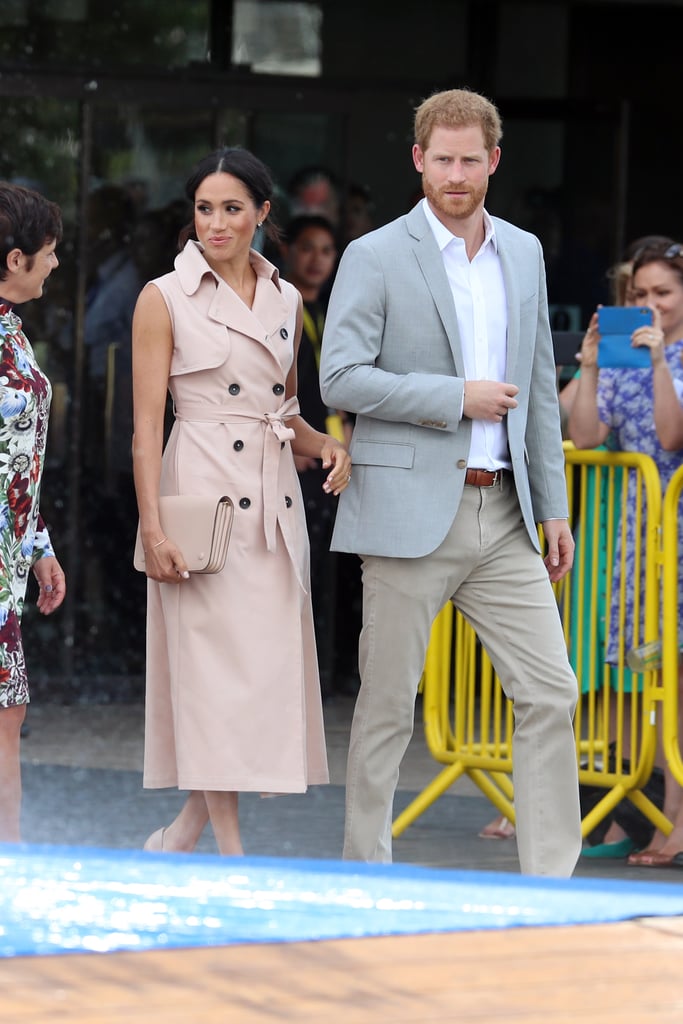 Meghan Markle's Pink Trench Dress House of Nonie