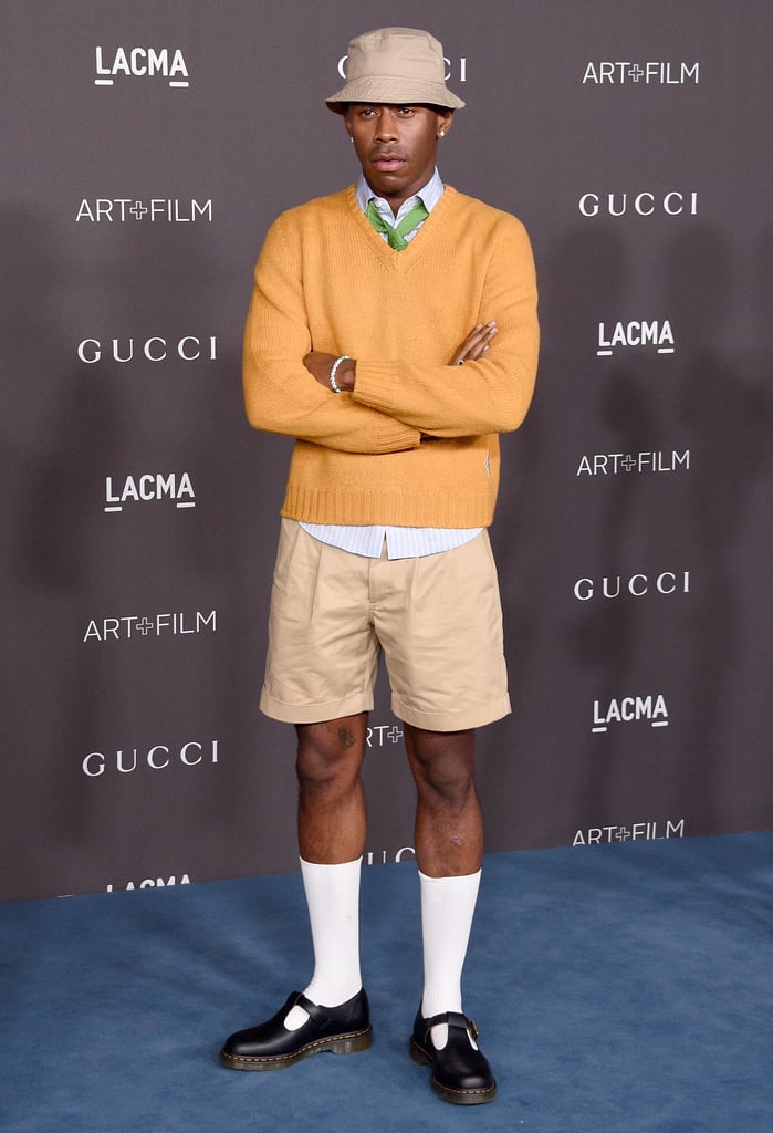 At the 2019 LACMA Art and Film Gala, Tyler proved that you can totally get away with wearing a bucket hat and shorts on the red carpet.