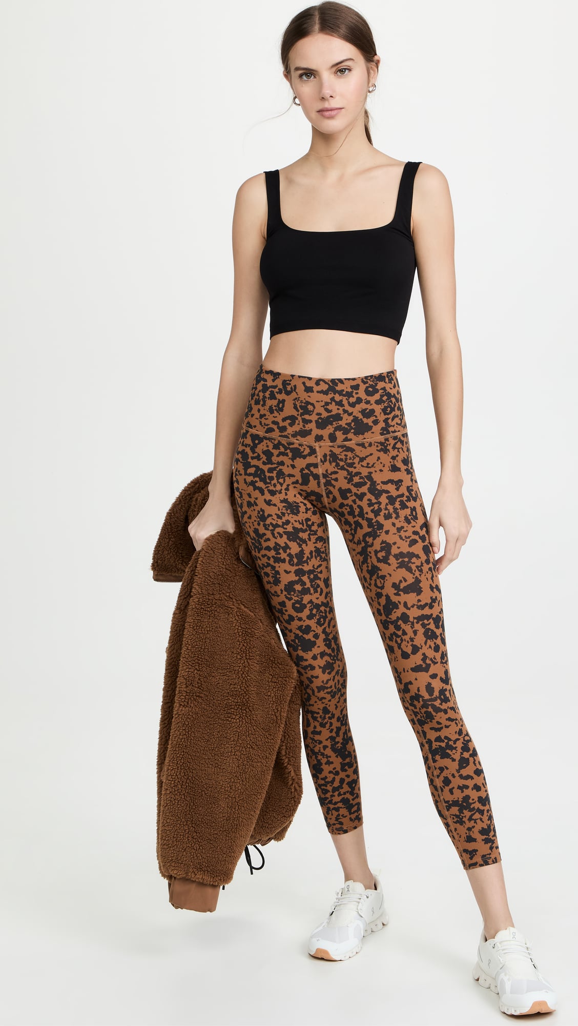 Mesh Long Sleeve Bodysuit With Leopard Print Detail – Styledup.co.uk