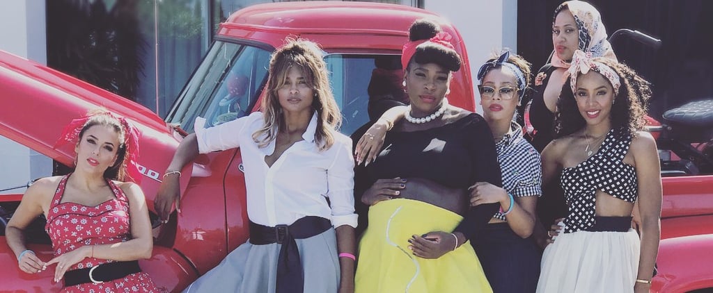Serena Williams Traveled Back to the '50s For Her Baby Shower