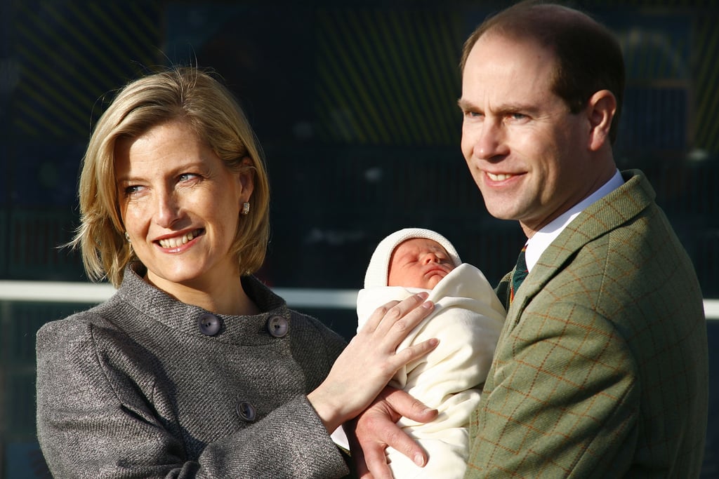 Prince Edward and Sophie, Countess of Wessex, With James, Viscount