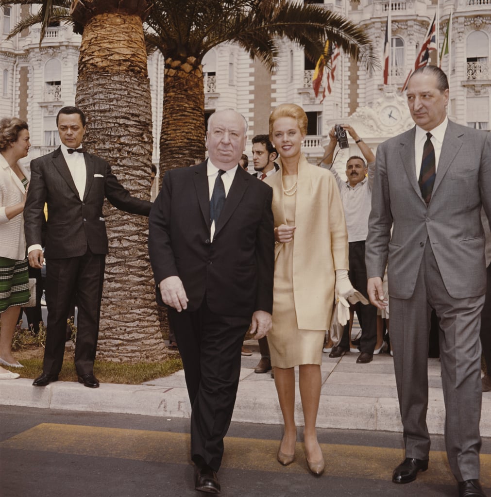 Alfred Hitchcock and Tippi Hedren, mother of Melanie Griffith and grandmother of Dakota Johnson, arrived to promote The Birds in 1963. Alfred Hitchcock and Tippi Hedren, mother of Melanie Griffith and grandmother of Dakota Johnson, arrived to promote The Birds in 1963.