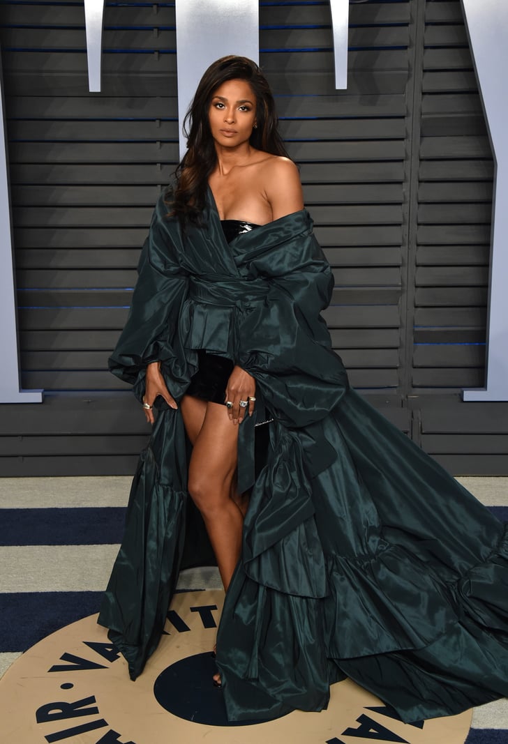 Ciara Vanity Fair Oscars Party Dress 2018 POPSUGAR Fashion UK Photo 3