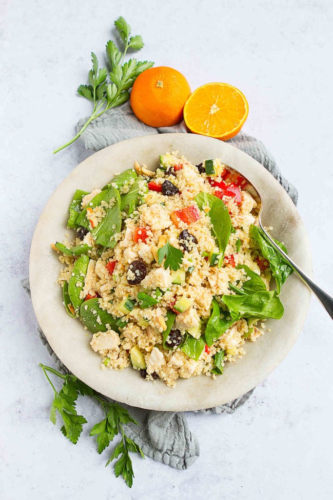 Moroccan Chicken Quinoa Salad