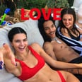 Kendall Jenner's Fiery Red Bikini Makes Her Legs Look Like They Go On For Miles