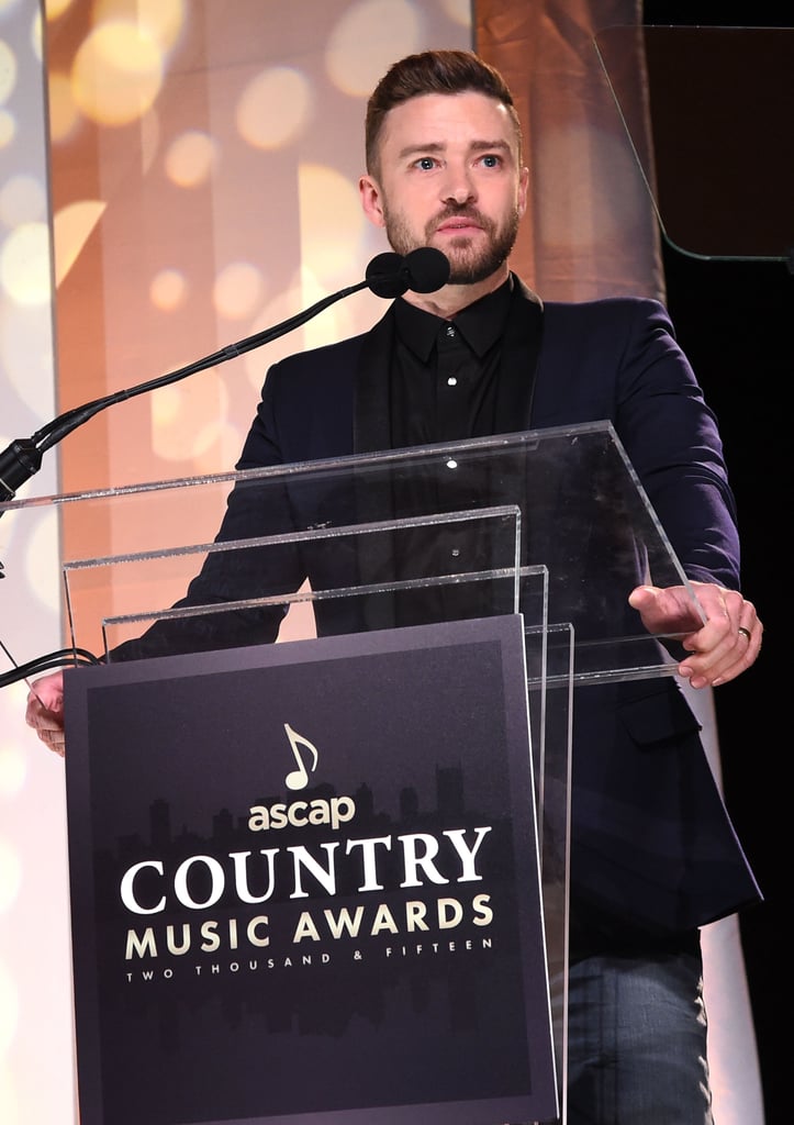 Justin Timberlake at 2015 ASCAP Country Music Awards