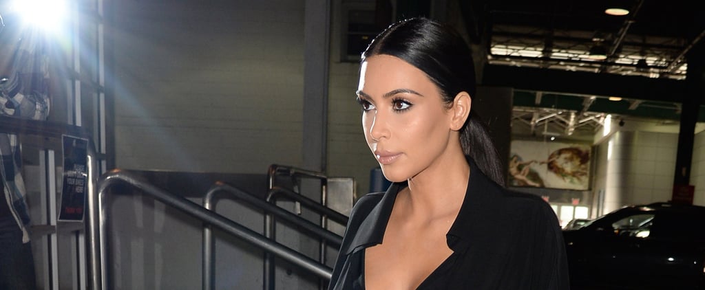Kim Kardashian's Black Outfit in NYC