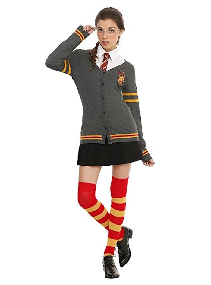 Hot Topic Harry Potter Gryffindor Cardigan | Sexy Harry Potter Costumes ...