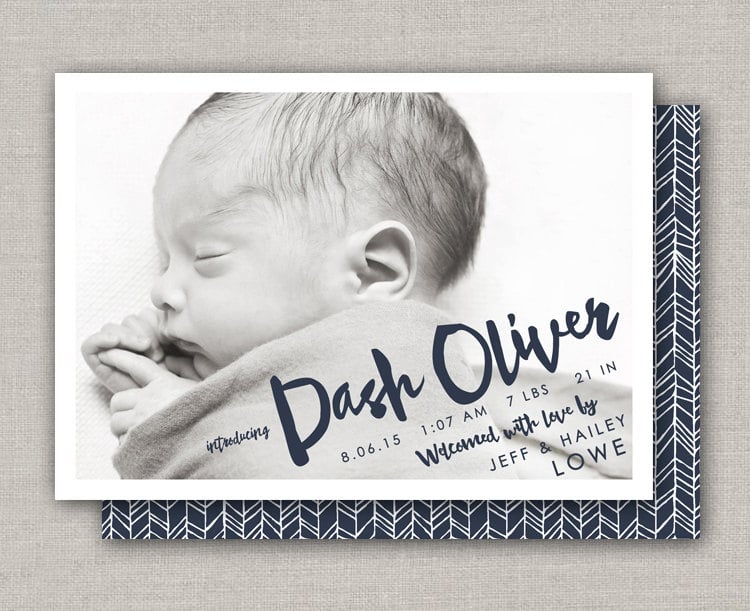 another baby boy announcement