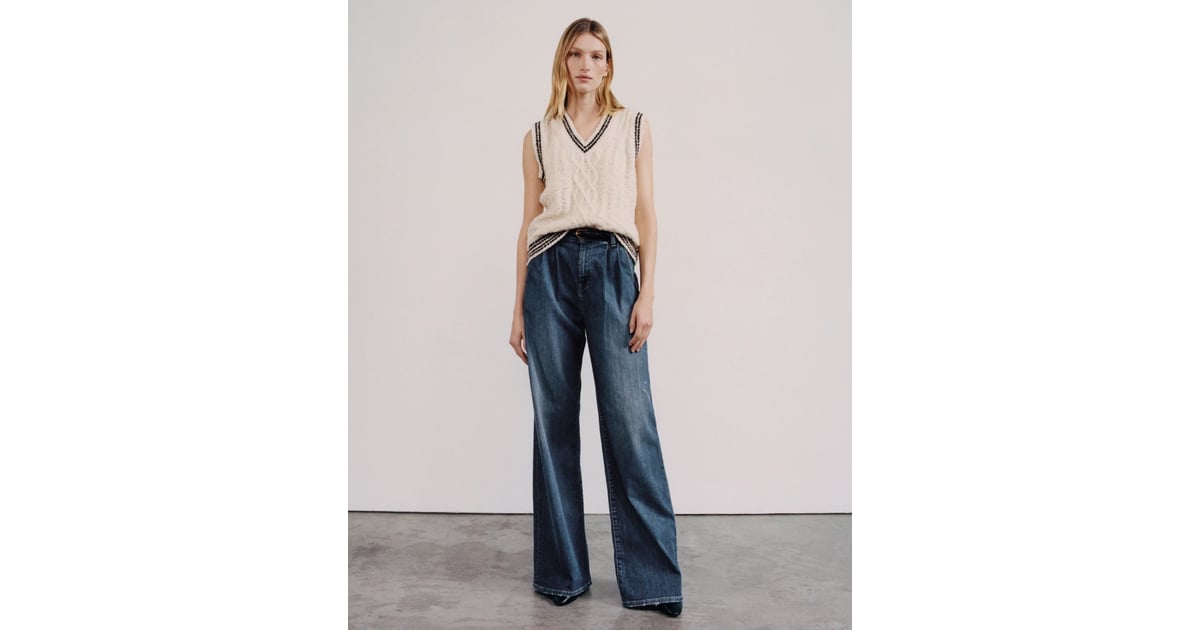 Pleated Trousers: Nili Lotan Flora Jeans | The 8 Biggest Denim Trends ...