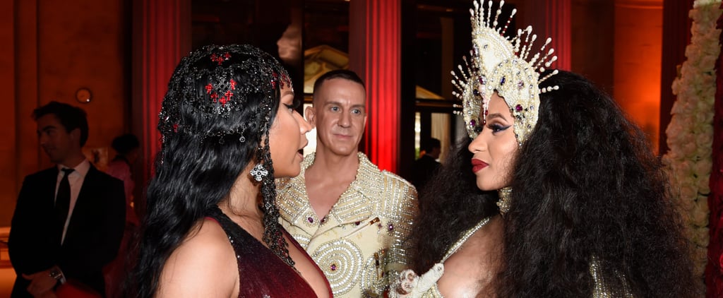 Cardi B and Nicki Minaj at the 2018 Met Gala