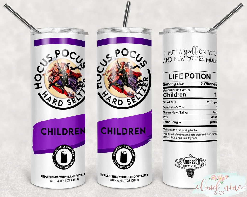 Hocus Pocus White Claw Tumblers