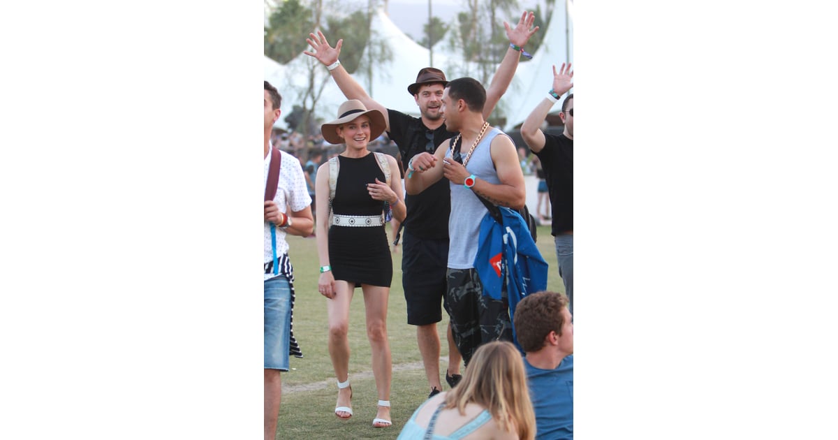 Diane Kruger Bares Midriff For Joshua Jackson at Coachella!: Photo 3094976, 2014 Coachella Music Festival, Diane Kruger, Festival Fever, Joshua  Jackson Photos