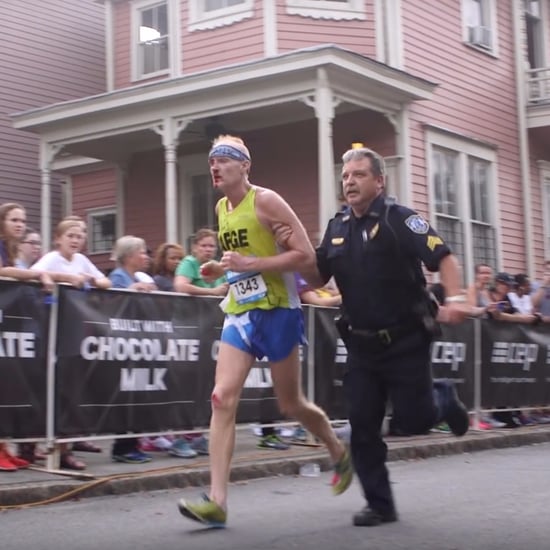 Police Officer Helps Man Finish Half-Marathon