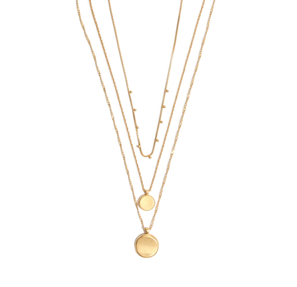 Neck Party: Madewell Coin Layered Necklace