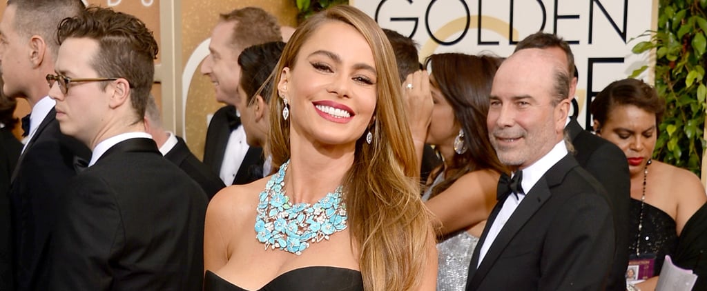 Sofia Vergara Hair and Makeup at Golden Globe Awards 2014