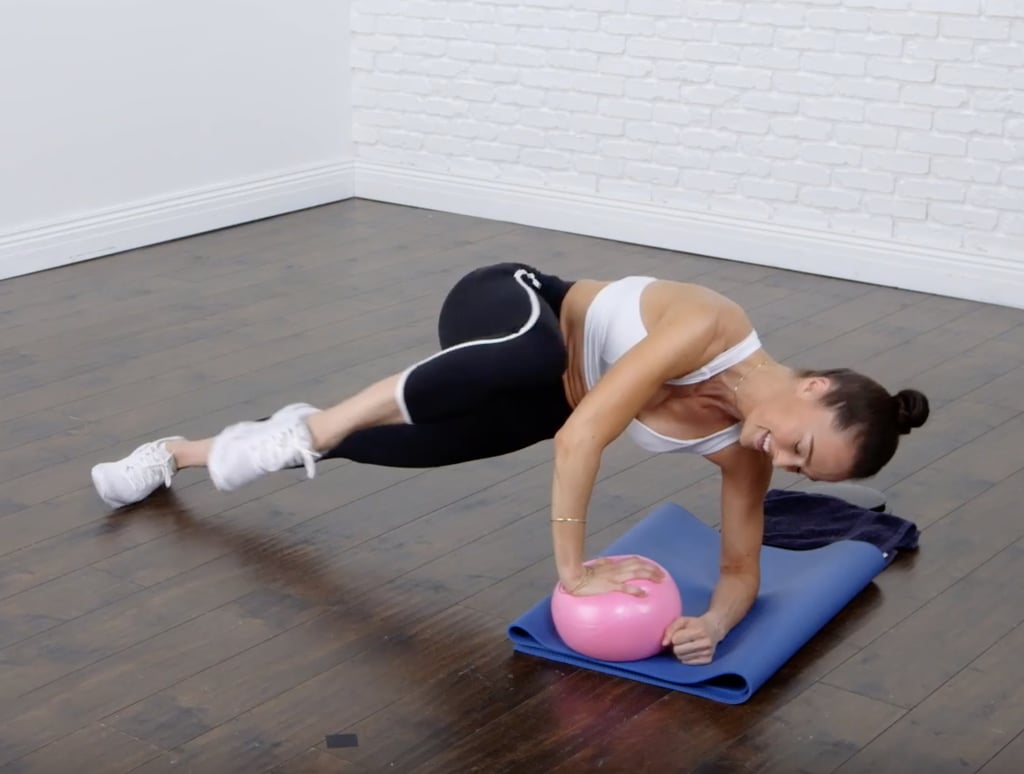 Side Plank With Knee Pull