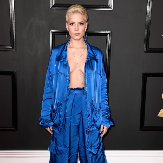 Halsey Wearing Christian Wijnants at Grammys 2017