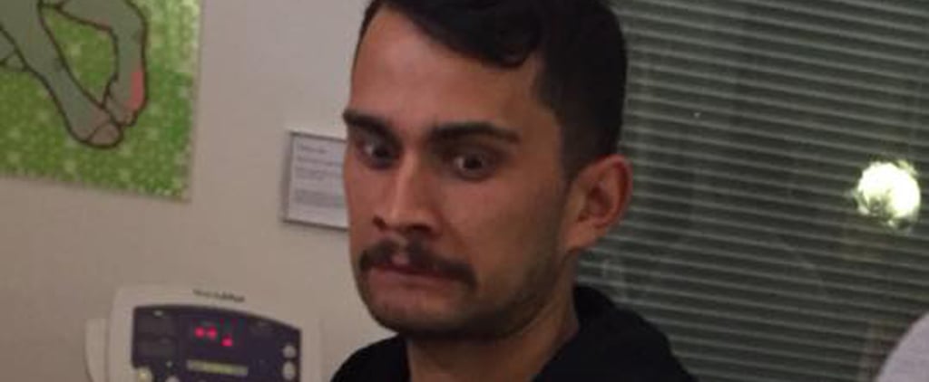 Photo of Terrified Dad During Childbirth