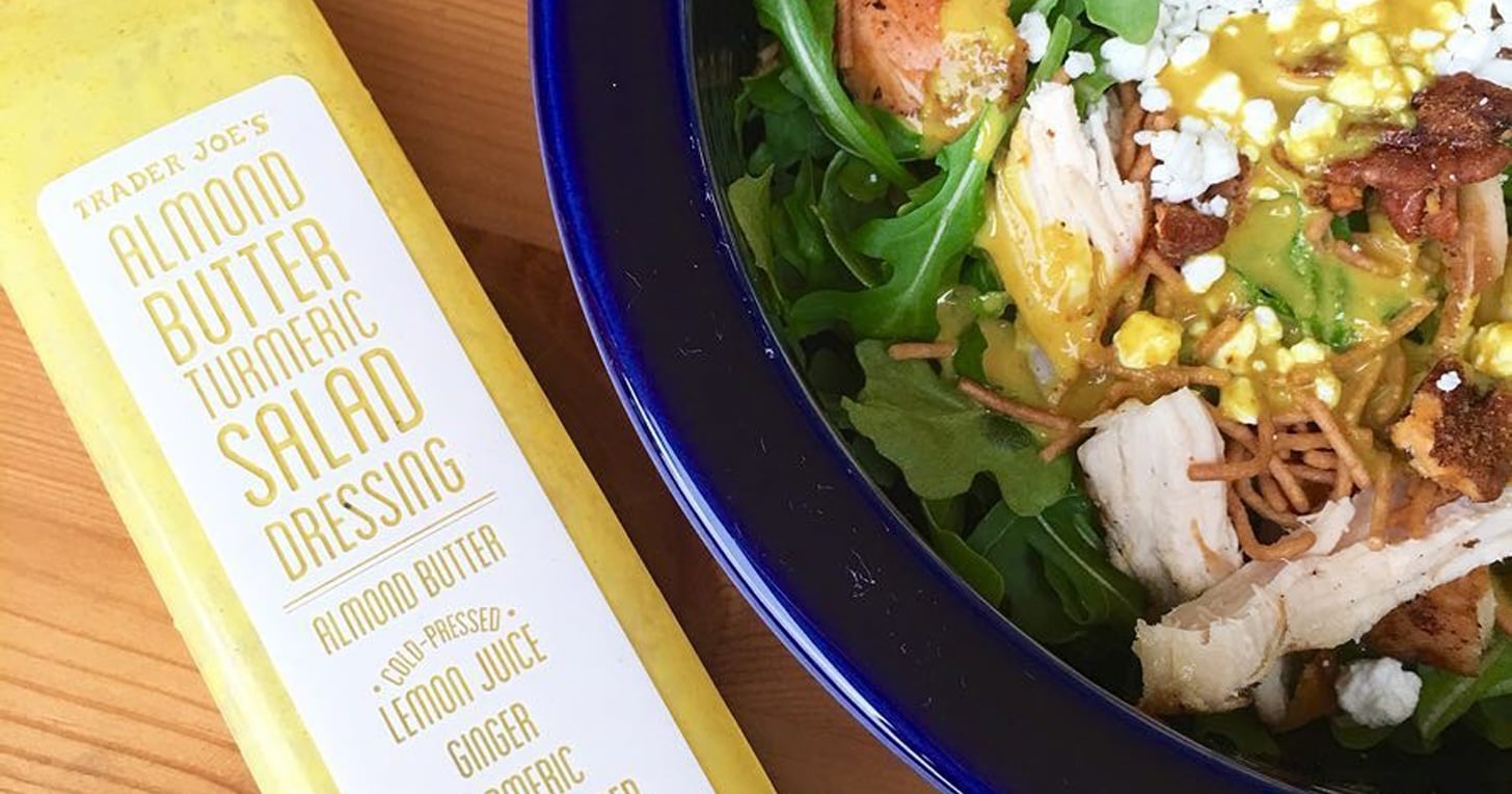 Trader Joe's Almond Butter Turmeric Salad Dressing POPSUGAR Fitness