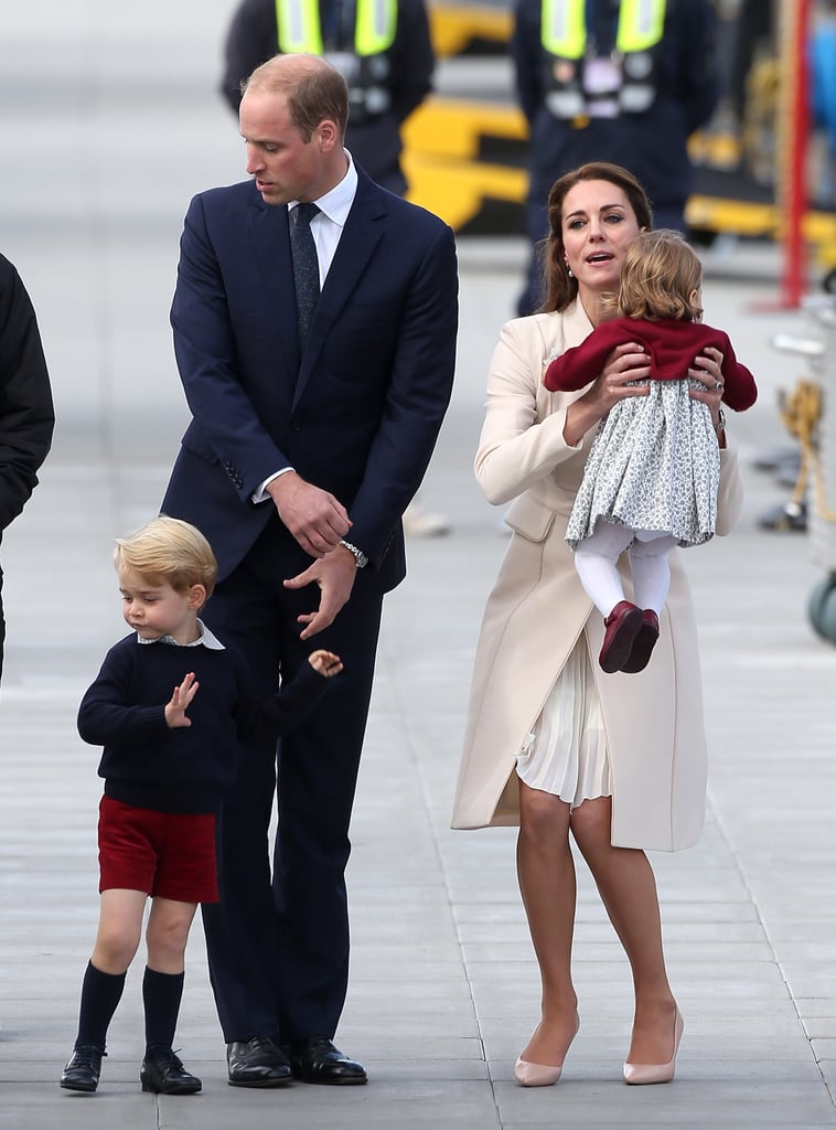 The British Royal Family Leaving Canada Pictures 2016